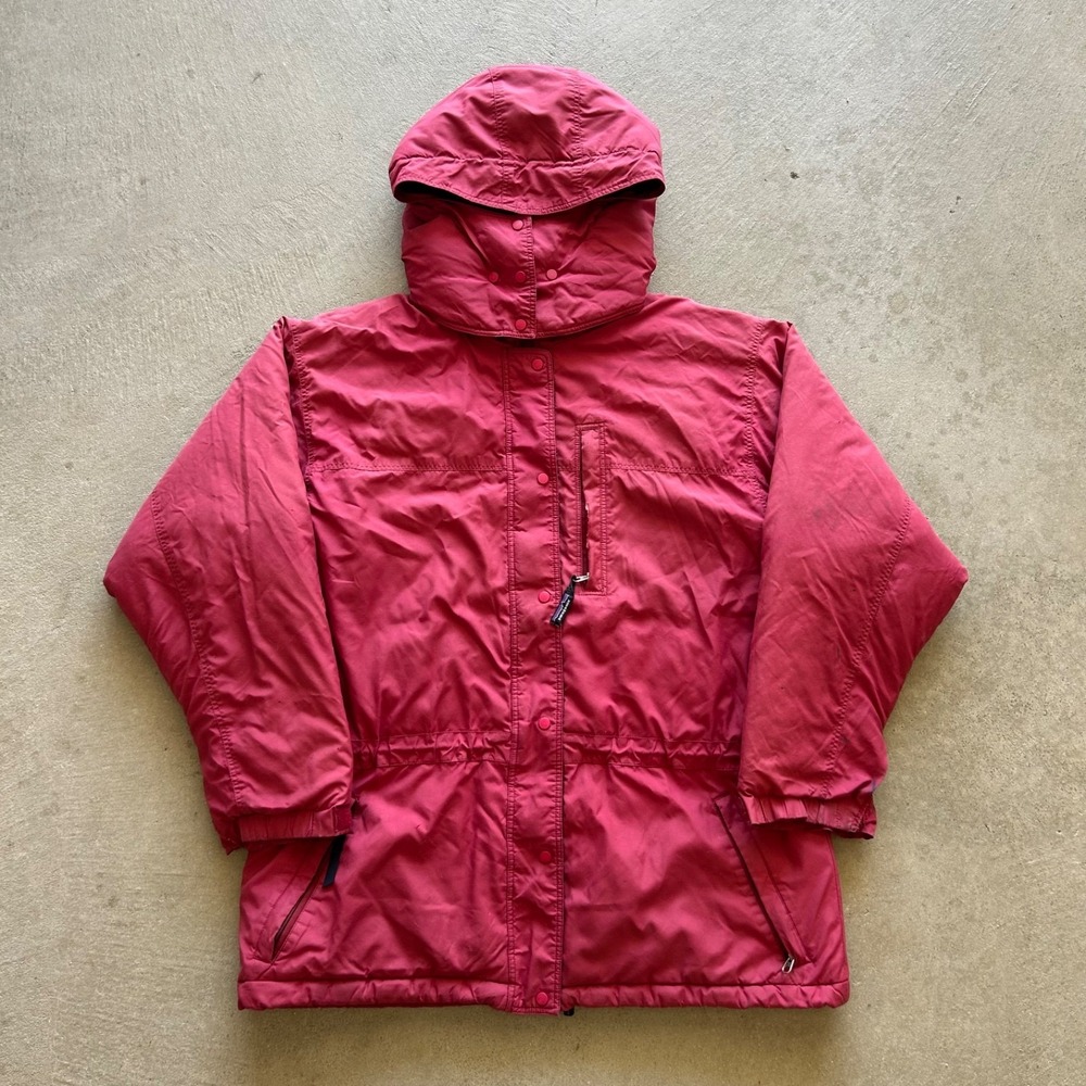 Vintage Patagonia Jacket Womens Size Large Red Full Zip Puffy Parka sty84109‎